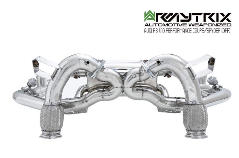 Armytrix exhaust system for Audi R8 MKII V10 Performance Coupé/Spyder OPF (2019-Present) valvetronic exhaust system