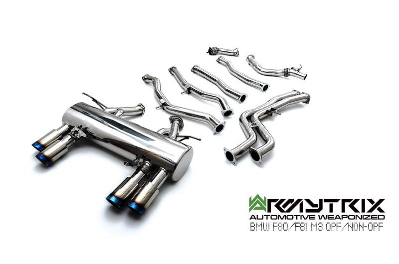 Armytrix exhaust system for BMW F80 M3 (Integrate with OE Valvetronic Control) (2014-2019) valvetronic exhaust system