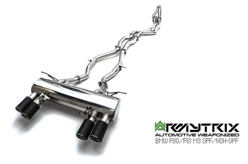 Armytrix exhaust system for BMW F80 M3 (Integrate with OE Valvetronic Control) (2014-2019) valvetronic exhaust system