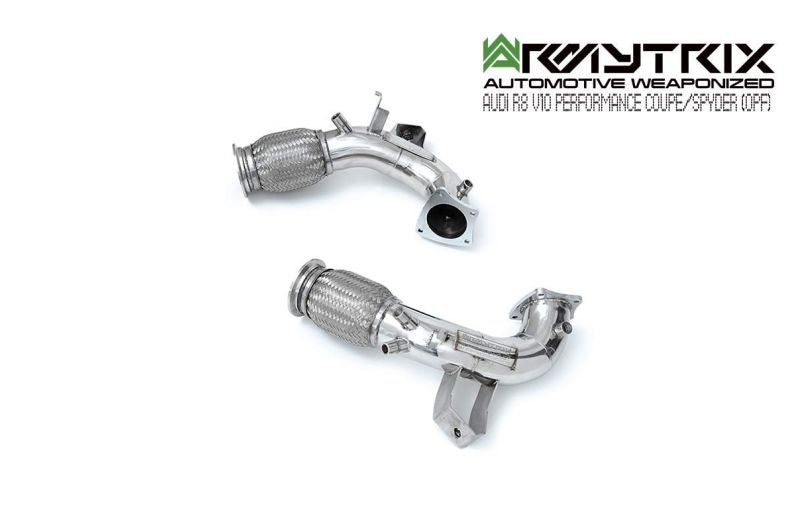 Armytrix exhaust system for Audi R8 MKII V10 Performance Coupé/Spyder OPF (2019-Present) valvetronic exhaust system