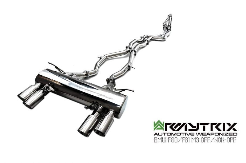 Armytrix exhaust system for BMW F80 M3 (Integrate with OE Valvetronic Control) (2014-2019) valvetronic exhaust system