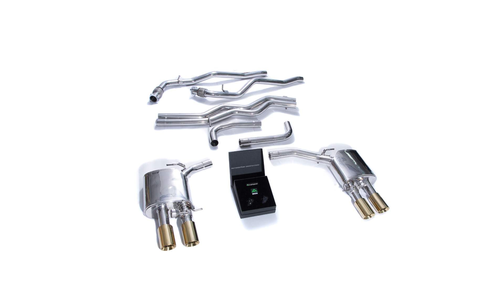 Armytrix exhaust system for Audi A7 C8 55 TFSI (2018-present) valvetronic exhaust system