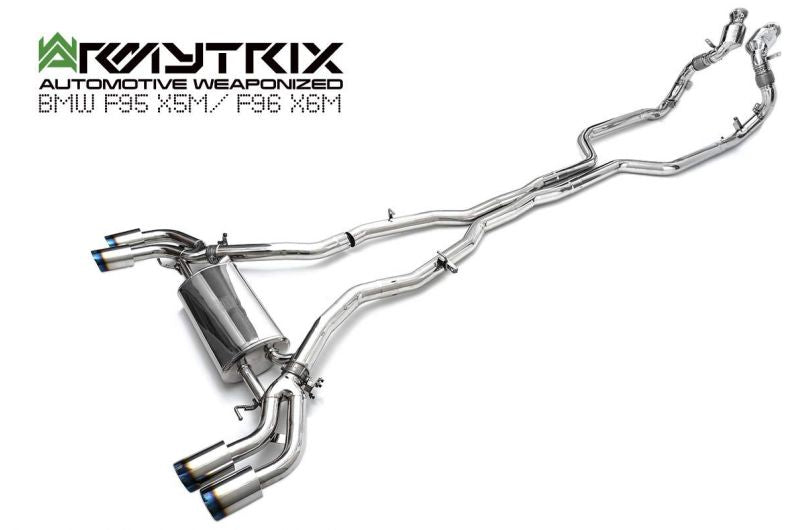 Armytrix exhaust system for BMW F95 X5M OPF (2020-Present) valvetronic exhaust system