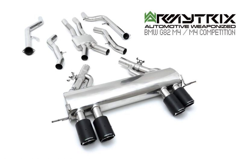 Armytrix exhaust system for BMW G82 M4 Competition (OE Valve Control) valvetronic exhaust system
