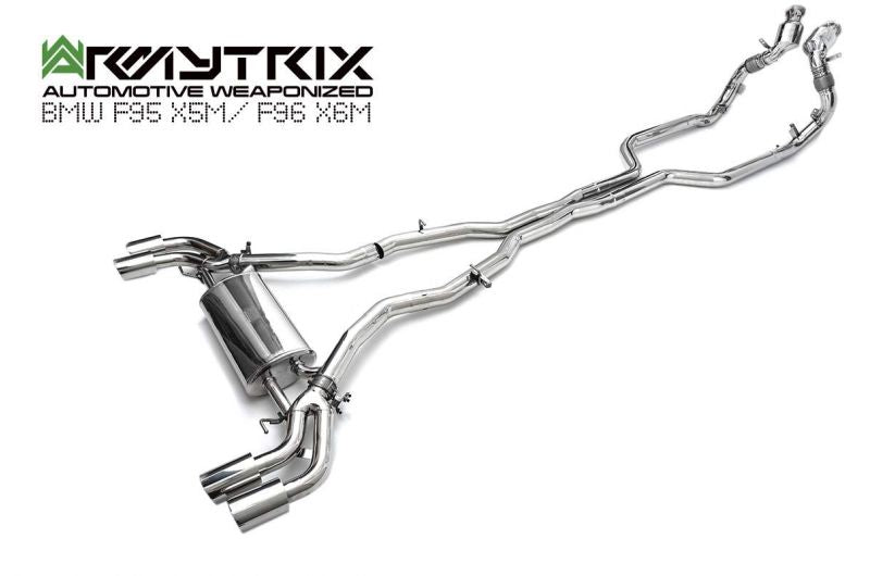 Armytrix exhaust system for BMW F95 X5M OPF (2020-Present) valvetronic exhaust system