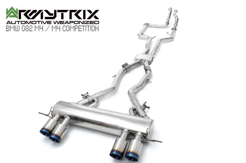 Armytrix exhaust system for BMW G82 M4 Competition (OE Valve Control) valvetronic exhaust system