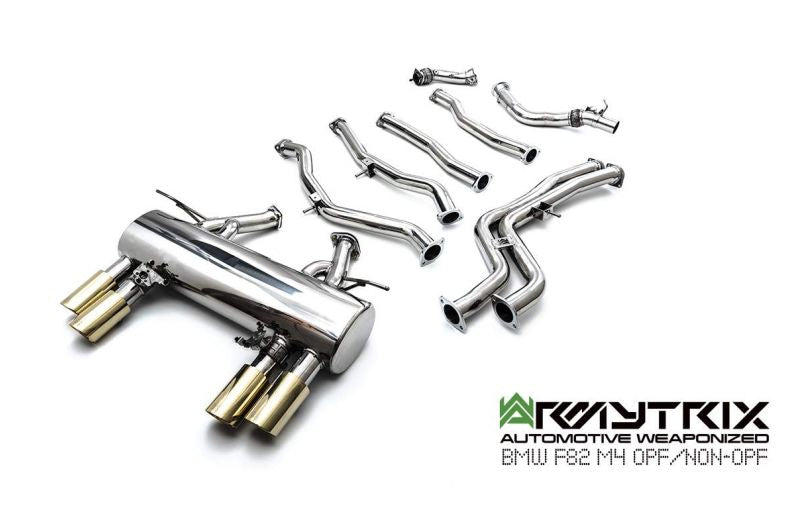 Armytrix exhaust system for BMW F82 F83 M4 / M4 Competition (OE Valve Control) valvetronic exhaust system