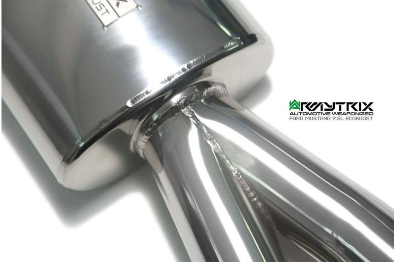 Armytrix exhaust system for Ford Mustang (MK6) 2.3 ecoBoost (2015-present) valvetronic exhaust system