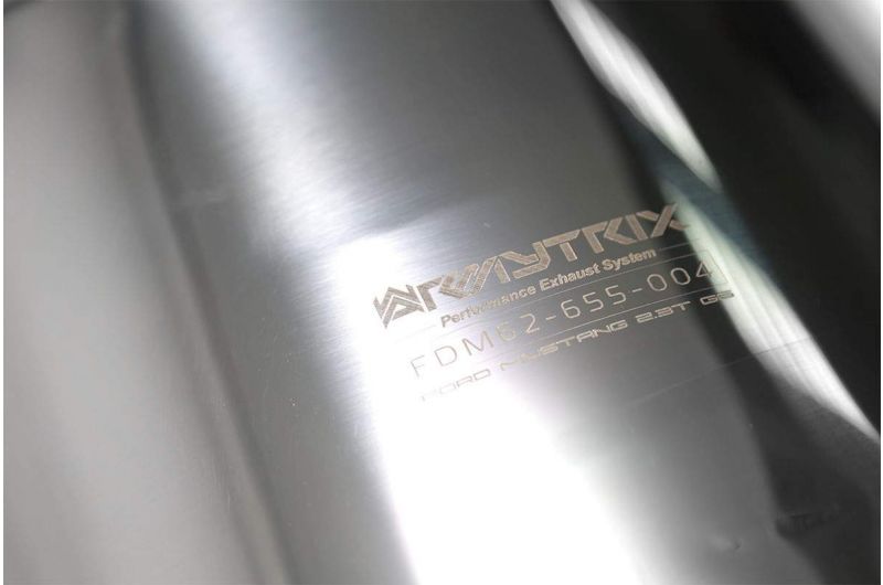 Armytrix exhaust system for Ford Mustang (MK6) 2.3 ecoBoost (2015-present) valvetronic exhaust system
