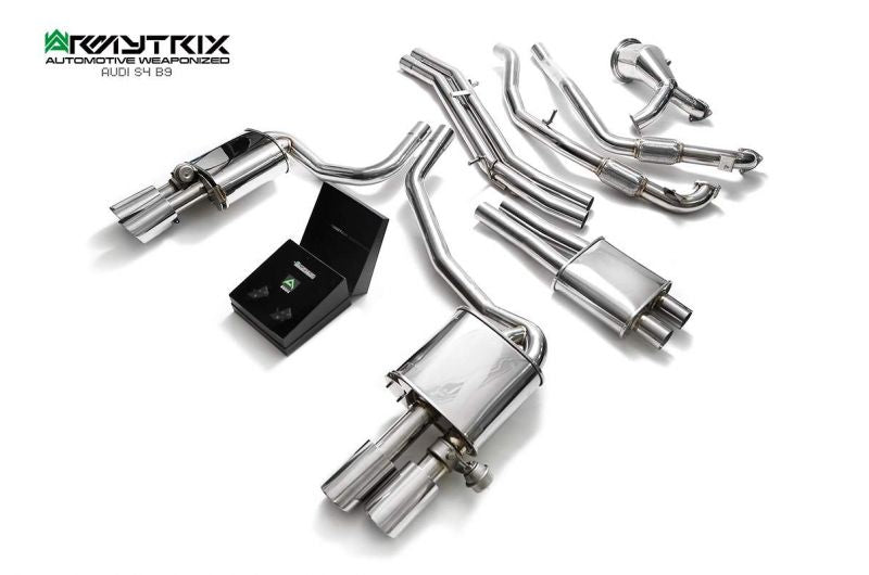 Armytrix exhaust system for Audi S5 B9 3.0 TFSI Coupé Non-OPF (2017-present) valvetronic exhaust system
