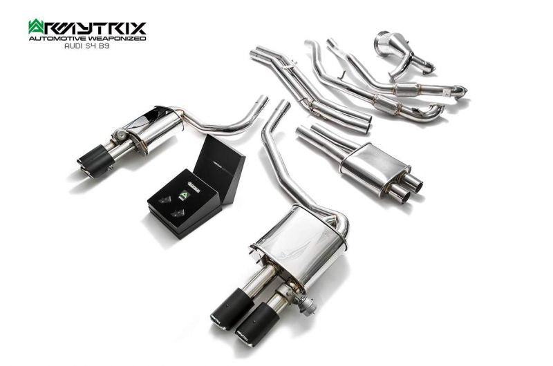 Armytrix exhaust system for Audi S5 B9 3.0 TFSI Coupé Non-OPF (2017-present) valvetronic exhaust system