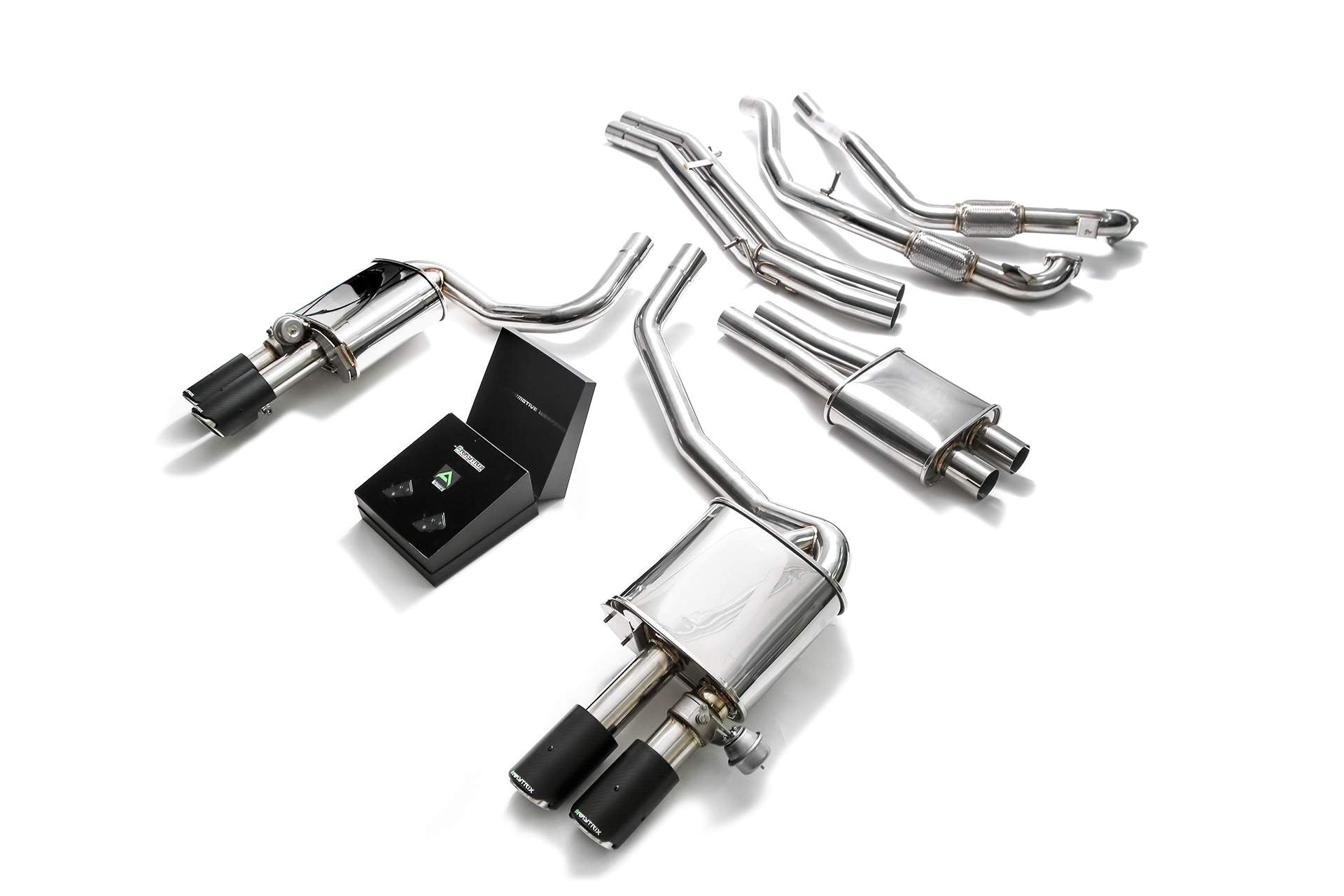 Armytrix exhaust system for Audi S4 B9 3.0 TFSI Non-OPF (2017-present) valvetronic exhaust system
