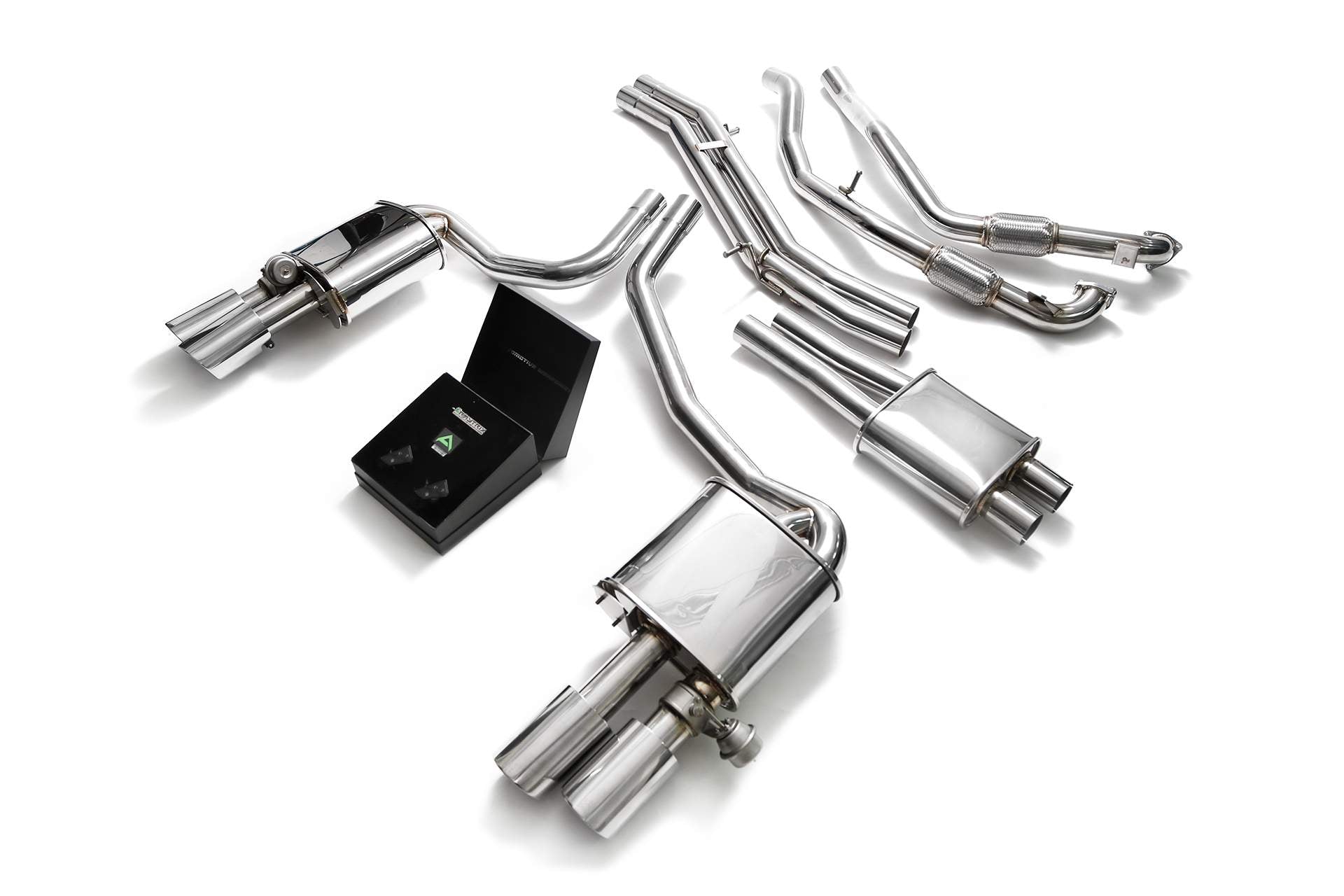 Armytrix exhaust system for Audi S5 B9 3.0 TFSI Coupé Non-OPF (2017-present) valvetronic exhaust system