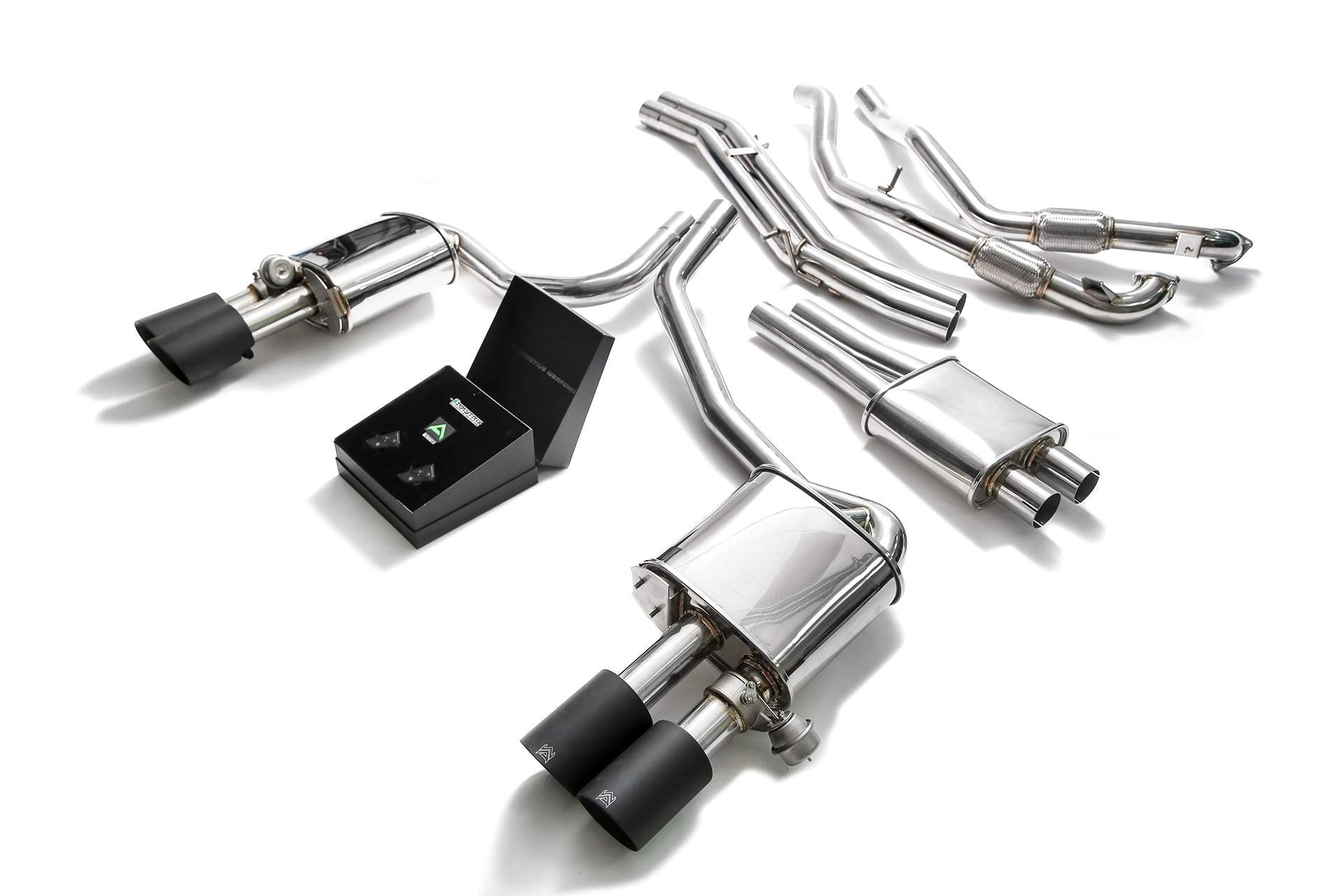 Armytrix exhaust system for Audi S5 B9 3.0 TFSI Coupé Non-OPF (2017-present) valvetronic exhaust system