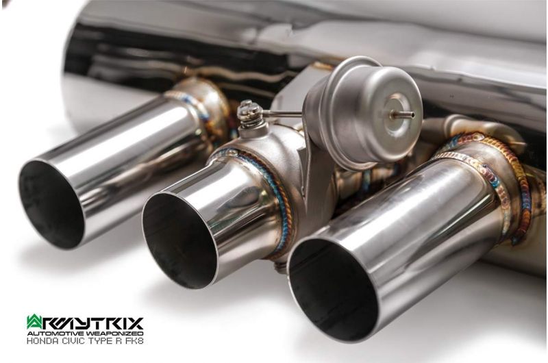 Armytrix exhaust systems for Honda Civic Type-R FK8 (2017-2022) valvetronic exhaust system