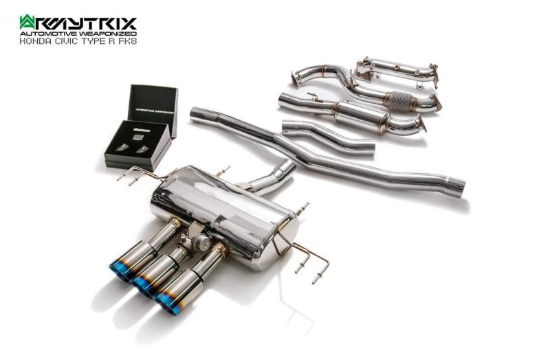 Armytrix exhaust systems for Honda Civic Type-R FK8 (2017-2022) valvetronic exhaust system