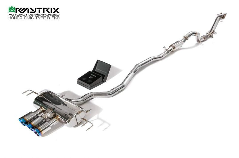 Armytrix exhaust systems for Honda Civic Type-R FK8 (2017-2022) valvetronic exhaust system