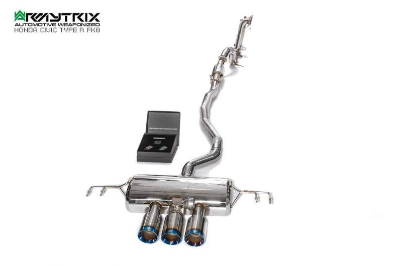 Armytrix exhaust systems for Honda Civic Type-R FK8 (2017-2022) valvetronic exhaust system