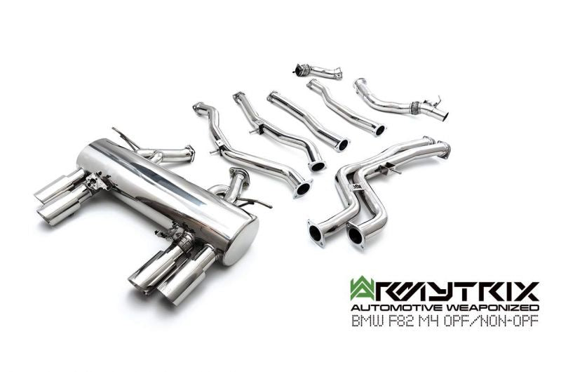 Armytrix exhaust system for BMW F82 F83 M4 / M4 Competition (OE Valve Control) valvetronic exhaust system