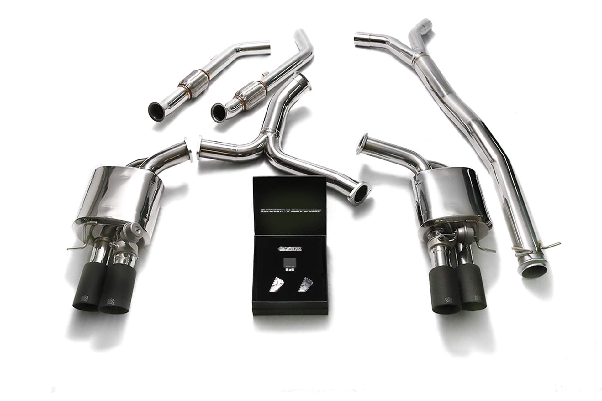 Armytrix exhaust system for Mercedes-AMG W205 C43 (2015-2022) valvetronic exhaust system