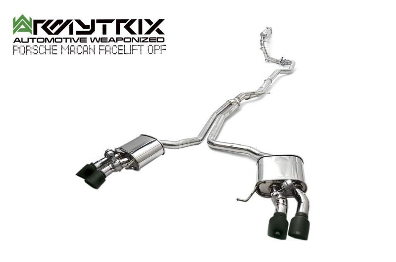Armytrix exhaust system for Porsche Macan 2.0 Turbo Facelift (2019-present) OPF valvetronic exhaust system