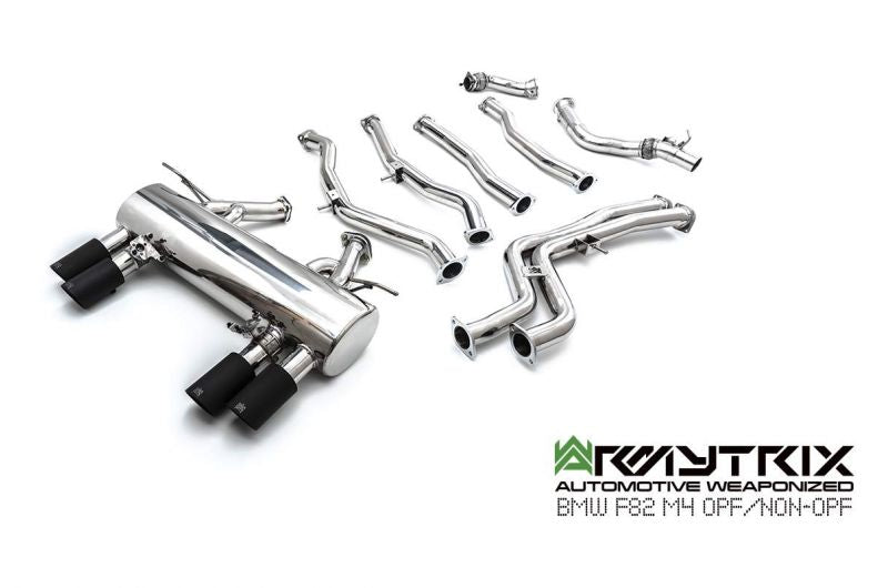 Armytrix exhaust system for BMW F82 F83 M4 / M4 Competition (OE Valve Control) valvetronic exhaust system