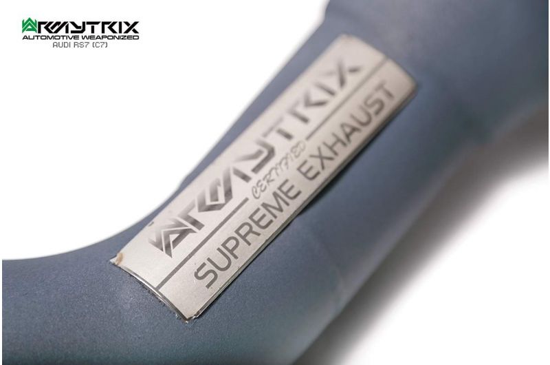 Armytrix exhaust system for Audi S6 C7 4.0 V8 Twin Turbo (2012-2018) valvetronic exhaust system