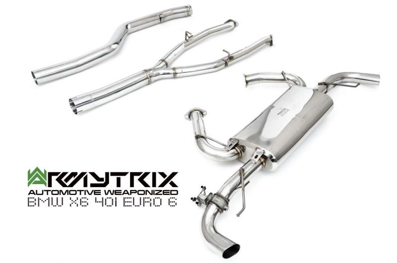 Armytrix exhaust system for G06 X6 40i OPF (2019-Present) valvetronic exhaust system