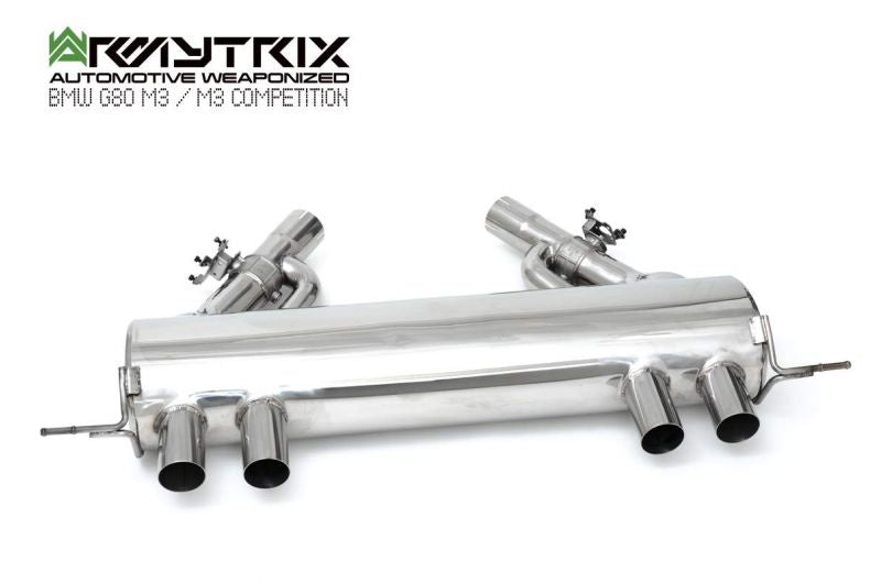 Armytrix exhaust system for BMW G80 M3 Competition valvetronic exhaust system