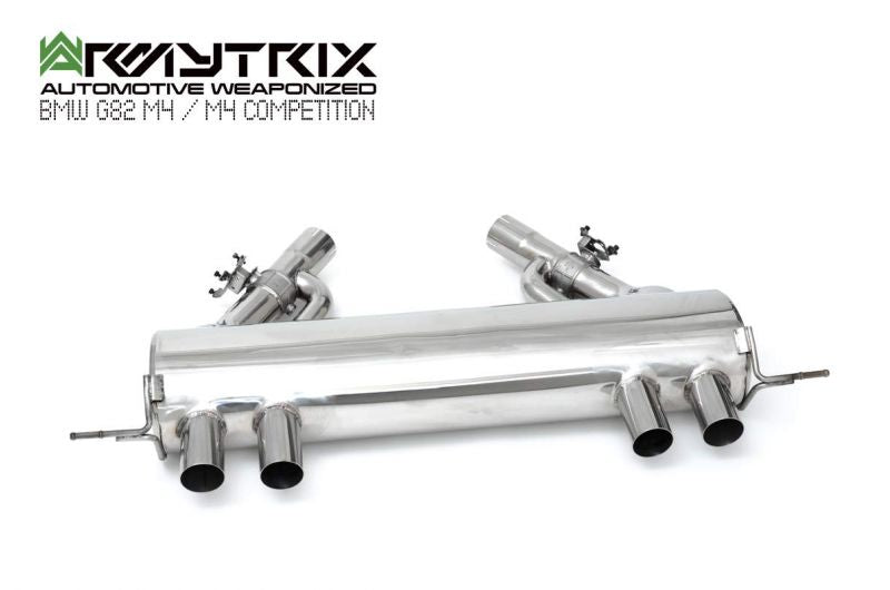 Armytrix exhaust system for BMW G82 M4 Competition (OE Valve Control) valvetronic exhaust system