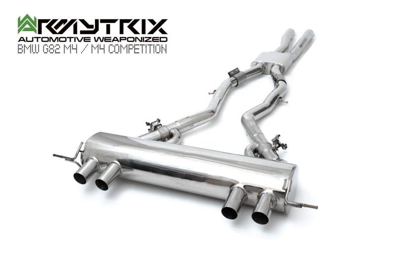 Armytrix exhaust system for BMW G82 M4 Competition (OE Valve Control) valvetronic exhaust system