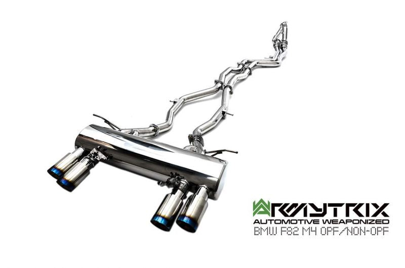 Armytrix exhaust system for BMW F82 F83 M4 / M4 Competition (OE Valve Control) valvetronic exhaust system