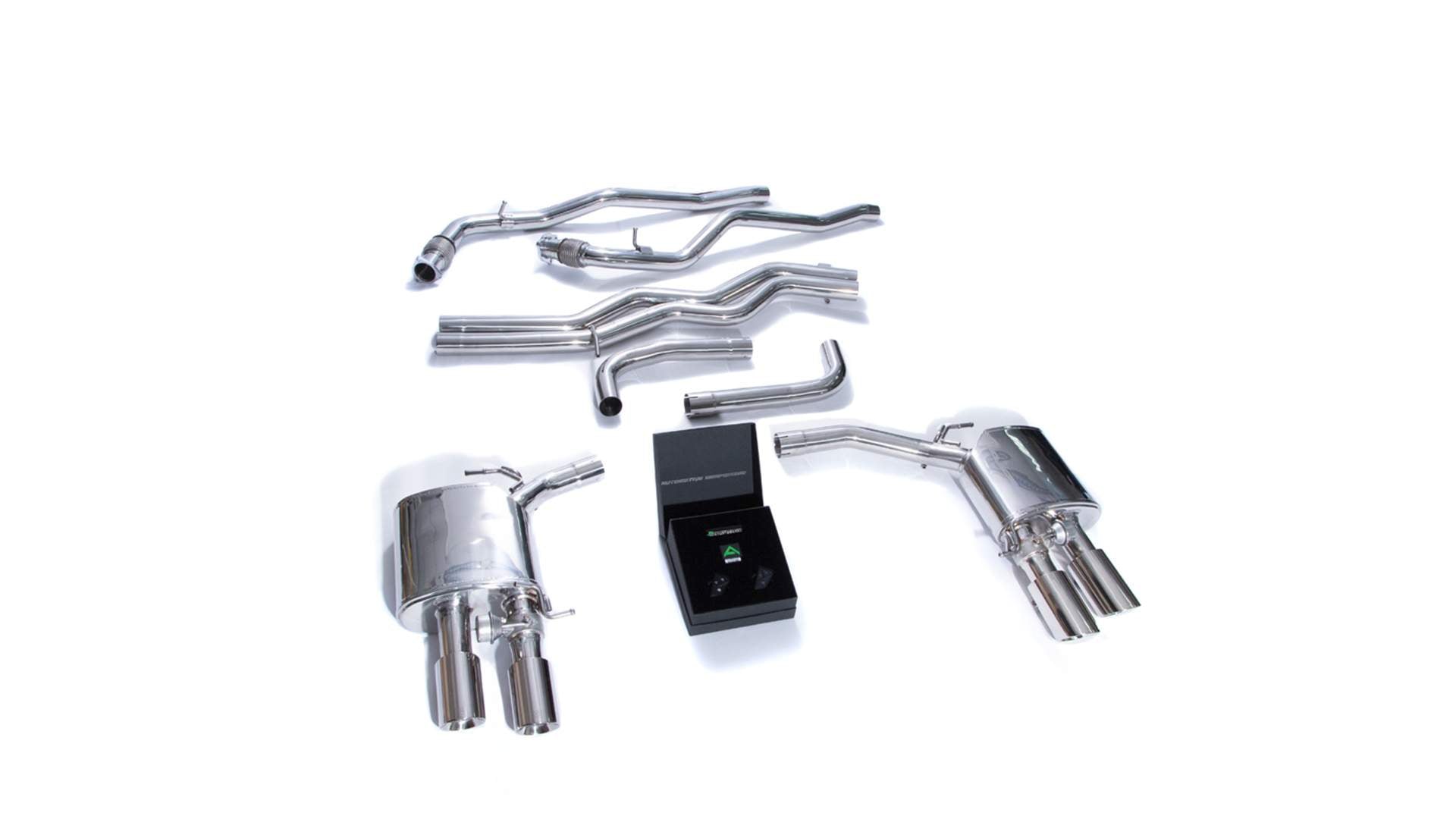Armytrix exhaust system for Audi A6 C8 55 TFSI (2018-present) valvetronic exhaust system