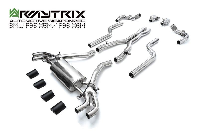 Armytrix exhaust system for BMW F95 X5M OPF (2020-Present) valvetronic exhaust system