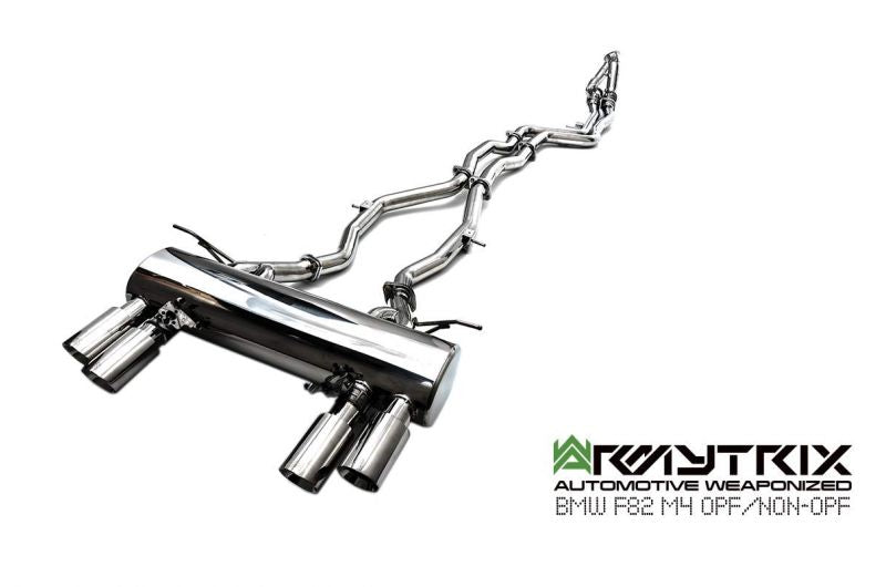 Armytrix exhaust system for BMW F82 F83 M4 / M4 Competition (OE Valve Control) valvetronic exhaust system