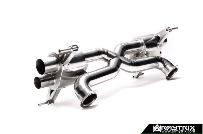 Armytrix exhaust system for Audi R8 MKI Facelift V8 4.2 FSI Coupe/Spider (2013-2015) valvetronic exhaust system