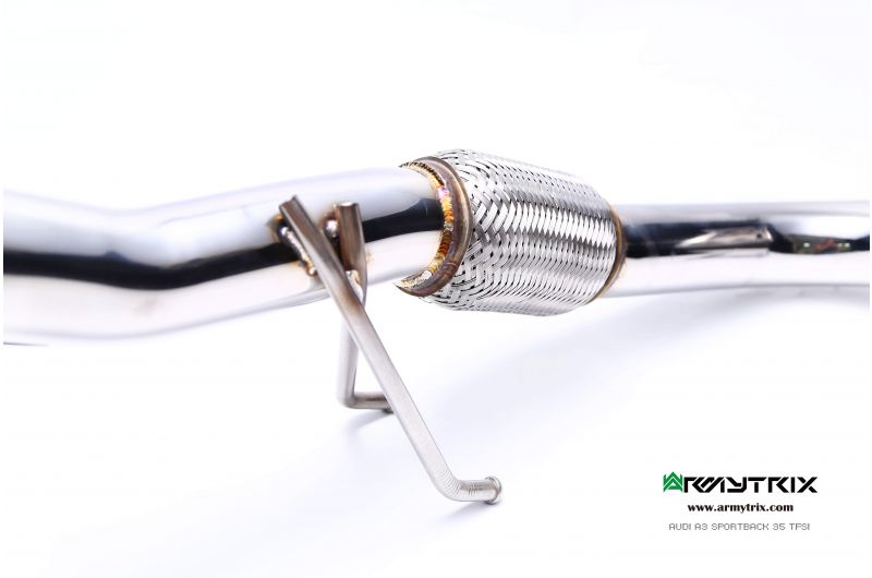 Armytrix exhaust system for Audi A3 Sportback 35 TFSI (2013-2018) valvetronic exhaust system