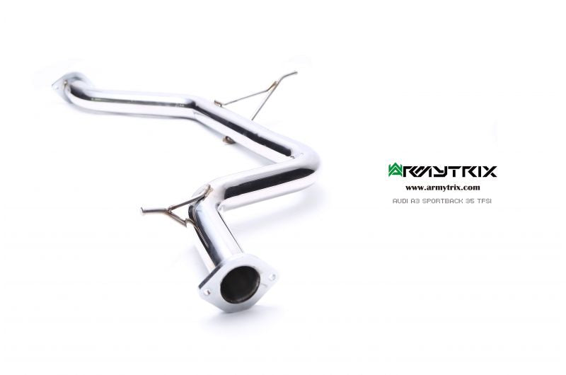 Armytrix exhaust system for Audi A3 Sportback 35 TFSI (2013-2018) valvetronic exhaust system