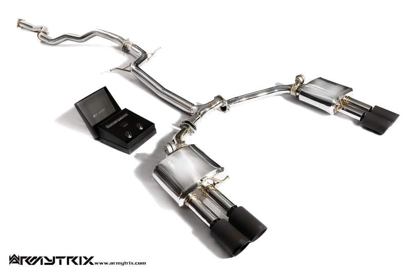 Armytrix exhaust system for Audi A4 B8 1.8 TFSI Sedan/Avant (2008-2015) valvetronic exhaust system