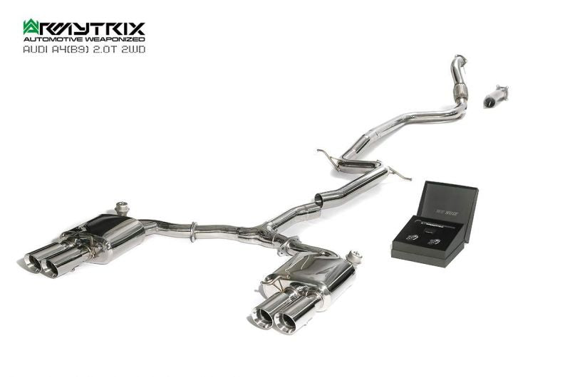 Armytrix exhaust system for Audi A4 B9 2.0 TFSI Sedan/Avant (2WD) (2016-present) valvetronic exhaust system