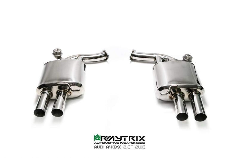 Armytrix exhaust system for Audi A4 B9 2.0 TFSI Sedan/Avant (2WD) (2016-present) valvetronic exhaust system