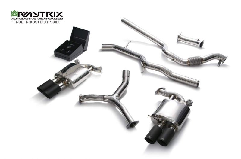 Armytrix exhaust system for Audi/A4/B9 2.0 TFSI Sedan/ Avant (4WD) (2016-present) valvetronic exhaust system