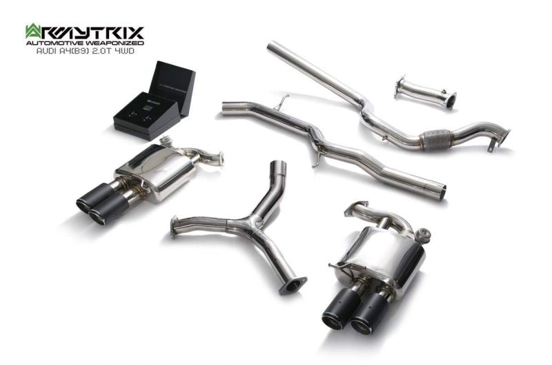 Armytrix exhaust system for Audi/A4/B9 2.0 TFSI Sedan/ Avant (4WD) (2016-present) valvetronic exhaust system