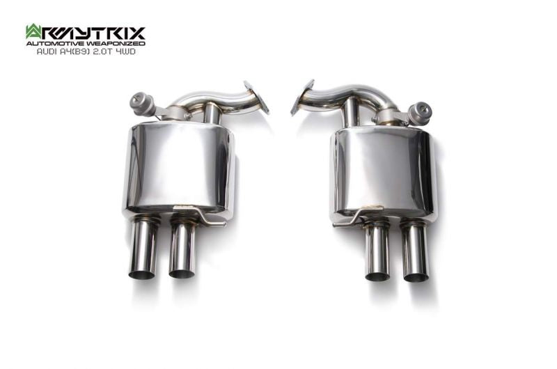 Armytrix exhaust system for Audi/A4/B9 2.0 TFSI Sedan/ Avant (4WD) (2016-present) valvetronic exhaust system