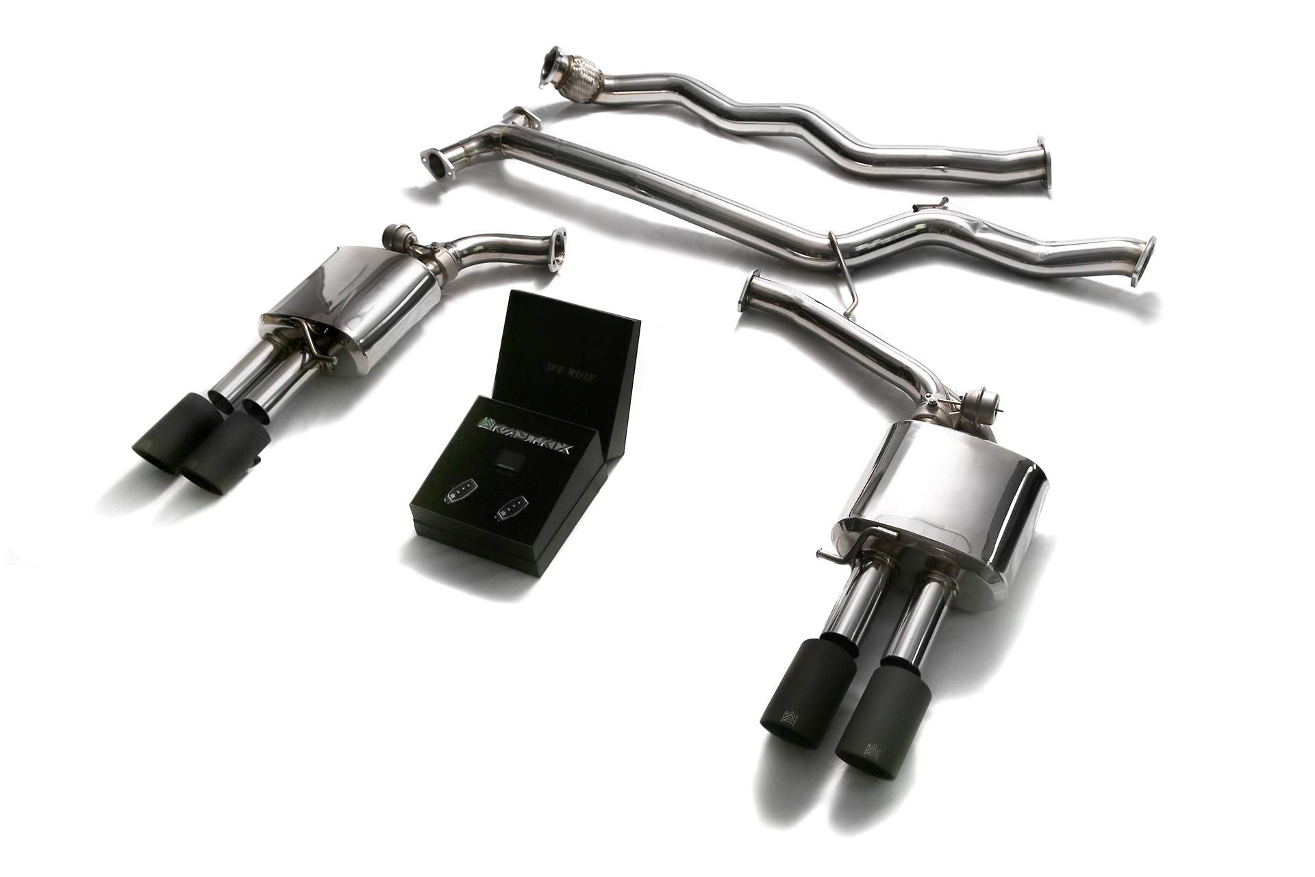 Armytrix exhaust system for Audi A4 B8 1.8 TFSI Sedan/Avant (2008-2015) valvetronic exhaust system