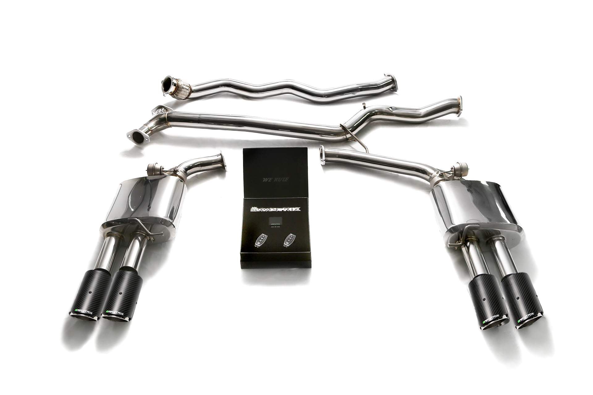 Armytrix exhaust system for Audi A4 B8 1.8 TFSI Sedan/Avant (2008-2015) valvetronic exhaust system
