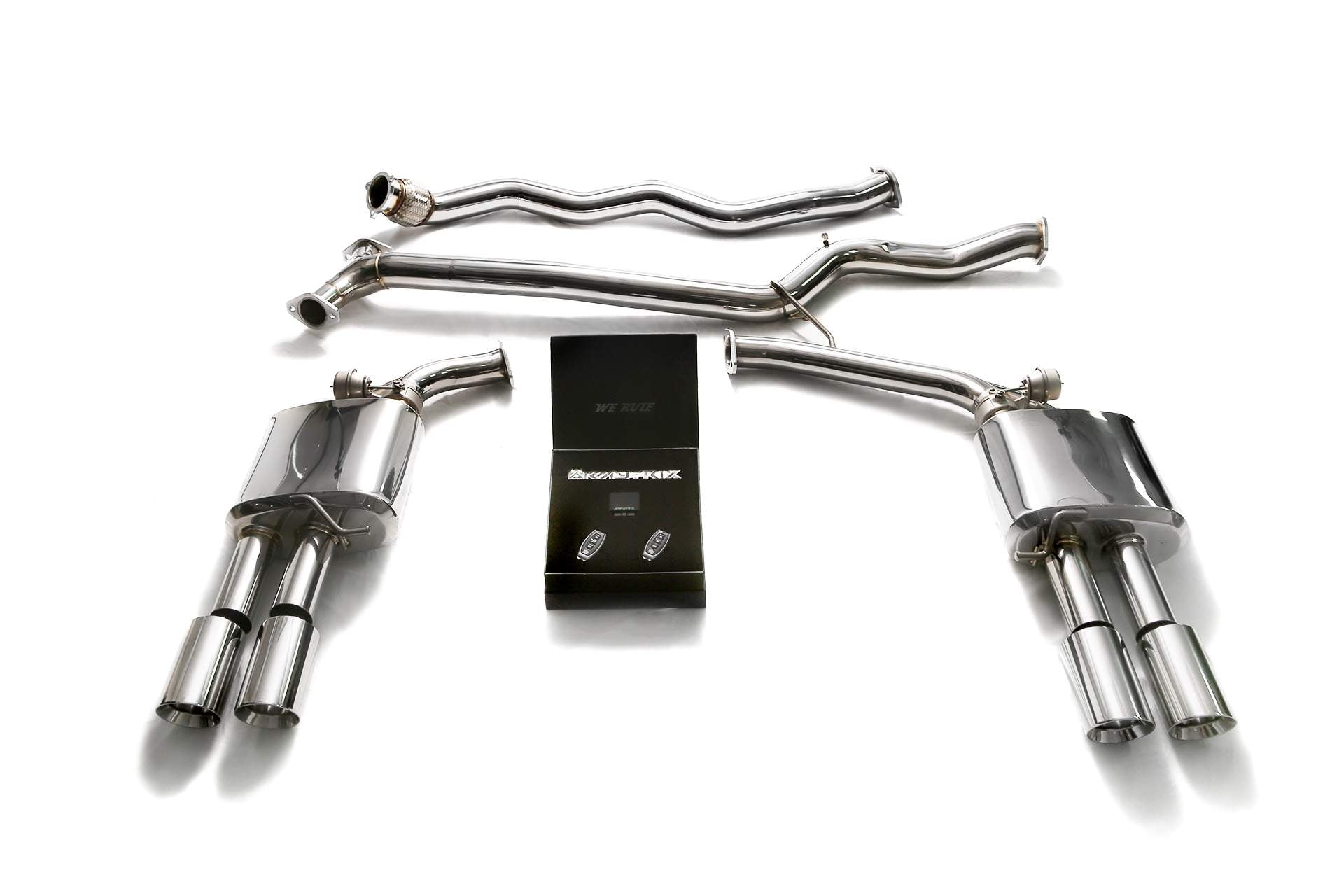 Armytrix exhaust system for Audi A4 B8 1.8 TFSI Sedan/Avant (2008-2015) valvetronic exhaust system
