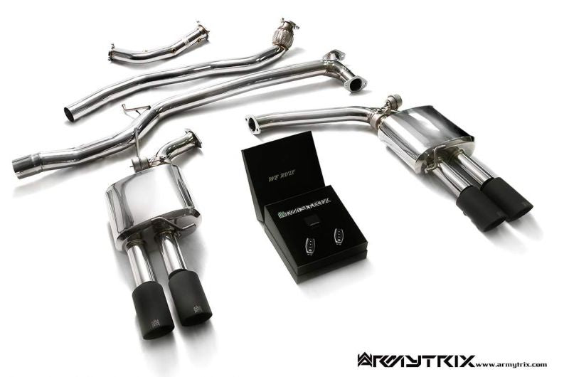 Armytrix exhaust system for Audi A5 B8 1.8 2.0 TFSI Sportback (2008-2015) valvetronic exhaust system