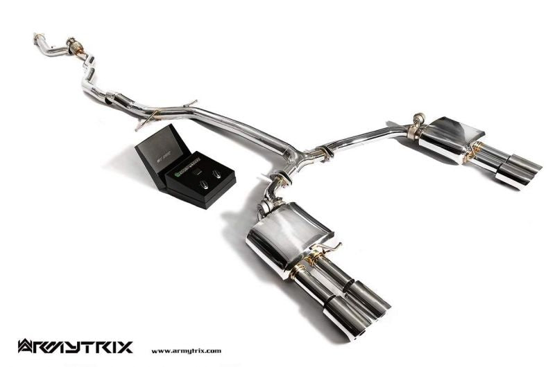 Armytrix exhaust system for Audi A5 B8 1.8 2.0 TFSI Sportback (2008-2015) valvetronic exhaust system