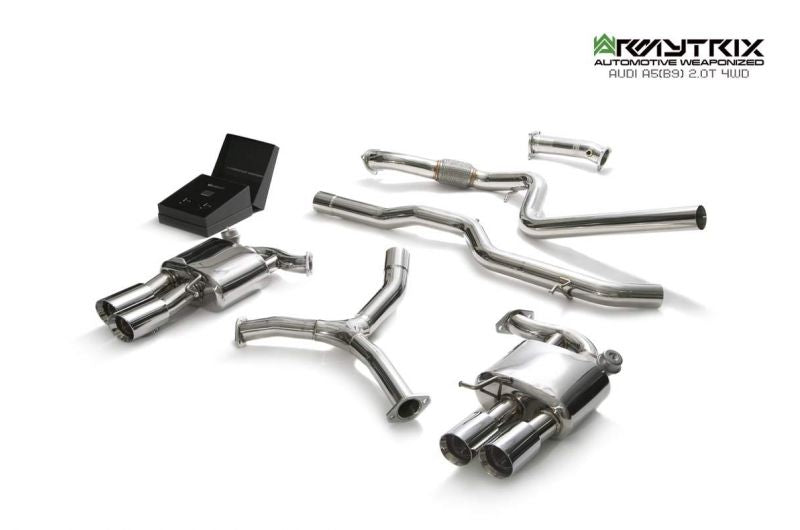 Armytrix exhaust system for Audi A5 B9 2.0 TFSI Sportback 4WD (2016-present) valvetronic exhaust system
